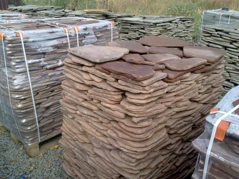 картинка Песчаник шоколадный галтованый от интернет-магазина природного камня "Аквилон"